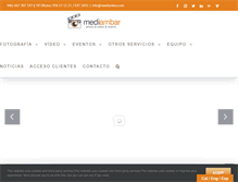 Tablet Screenshot of mediambar.com